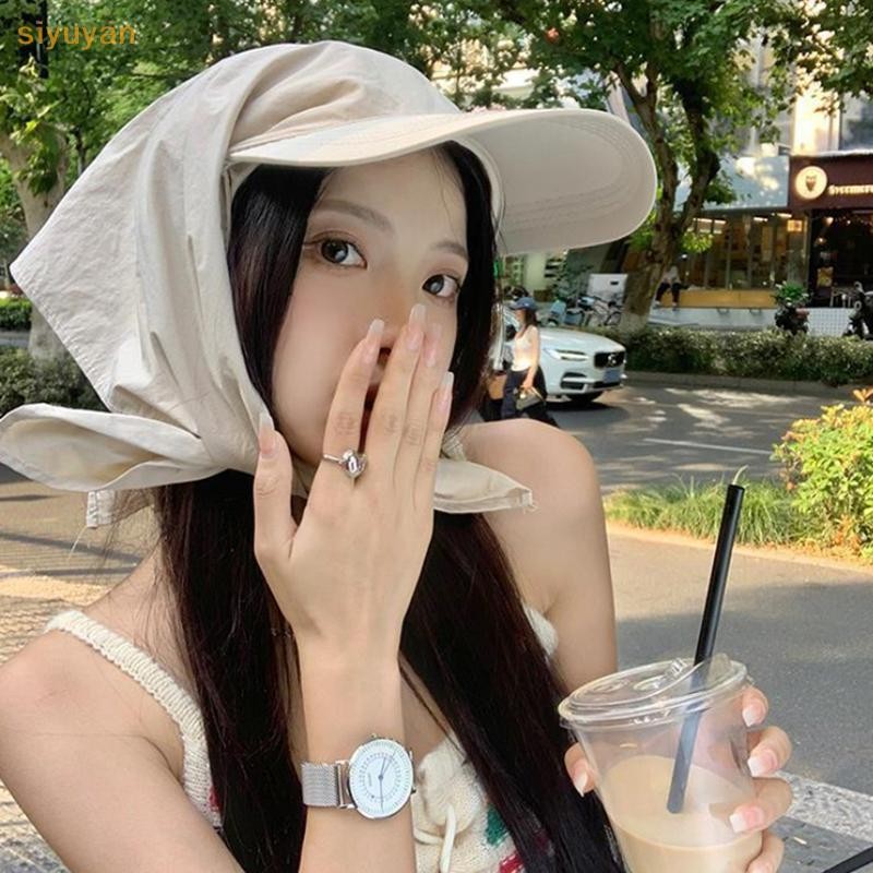 Siyuyan Người Lớn Bóng Chày Mùa Xuân Mùa Hè Thường Ngày Thể Thao Mũ Dành Cho Nữ Ngoài Trời Tấm Che Mũ Có Thể Điều Chỉnh Khăn Trùm Đầu VN