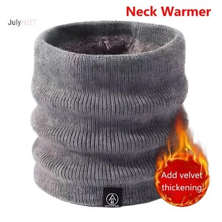 Khăn dệt kim ấm áp mùa đông JULYHOT - Cổ dày - Khăn Unisex Massivedeals