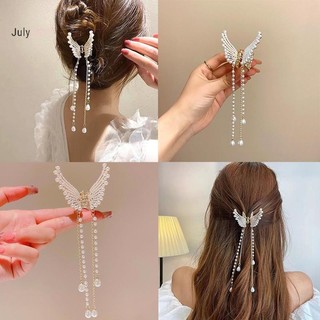 Julyhot Tua Rua Ngọc Trai Nữ Thanh Lịch Vuốt Tóc Cua Kẹp Tóc Phụ Kiện Tóc Massivedeals