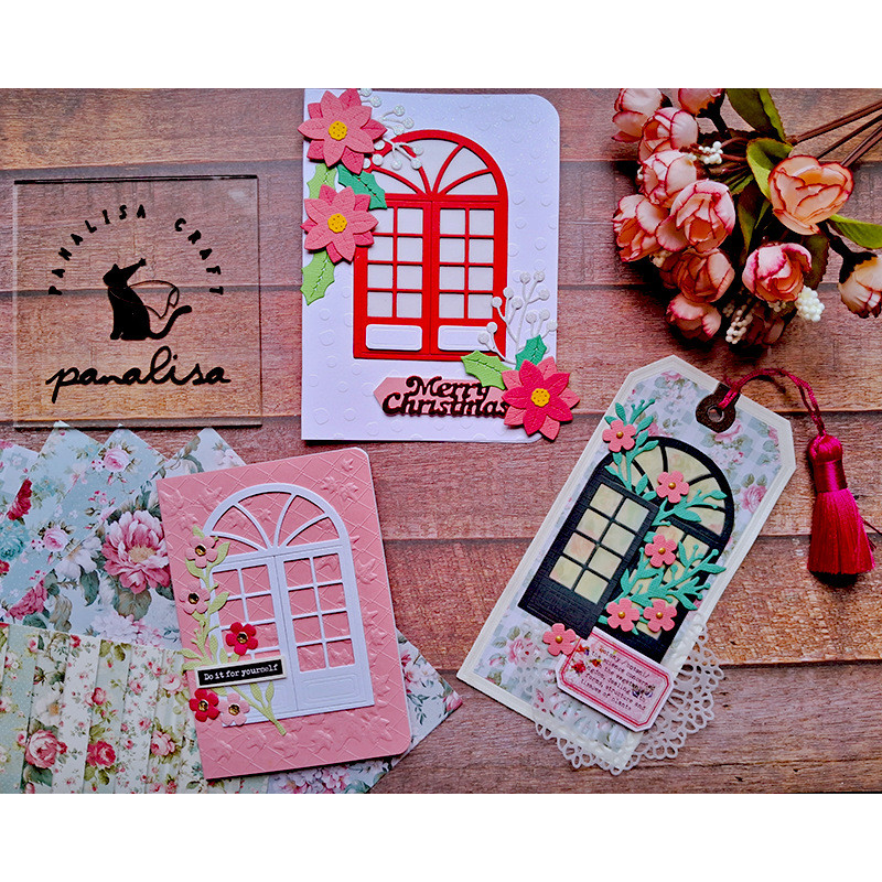 Khuôn Cắt Thép Carbon Độc Quyền Dập Nổi & Khắc Axit DIY Cho Scrapbook Và Sổ Tay