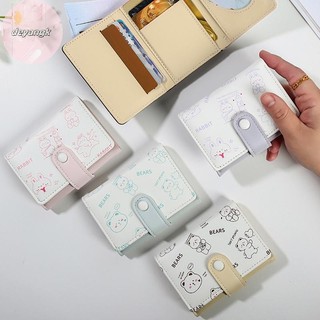 Deyangk Thời Trang Ví Nữ Hoạt Hình Ngắn Dễ Thương Nhiều Khe Cắm Zero Ví Ví VN