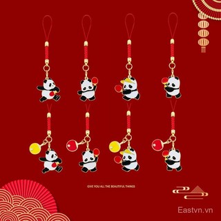 [Keychain] Móc khóa Panda vợt bóng bàn, quà tặng mùa tốt nghiệp cao cấp, quà lưu niệm văn hóa và sáng tạo cho học sinh tiểu học, mặt dây chuyền nhỏ tinh tế 0LTW