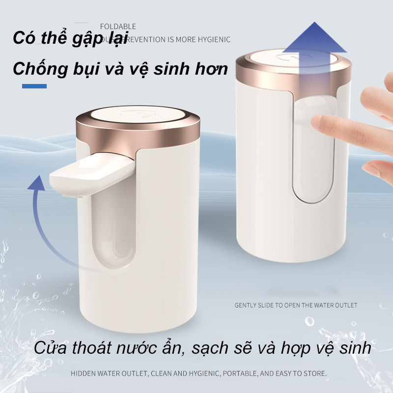 Máy bơm nước đóng chai Áp suất điện Nước khoáng Xô nước Máy phân phối nước tự động,Sạc usb