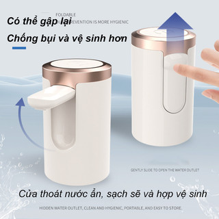 Vòi Bơm Hút Nước Tự Động Gập Lại, Sạc USB, Dễ Dàng Sử Dụng Cho Bình Nước Nhựa