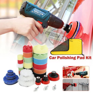Bộ 34 Miếng Đệm Đánh Bóng - 1/2/3 Inch, Cho Máy Đánh Bóng Ô Tô