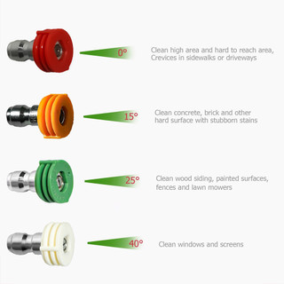 Bộ 4 Béc Phun Rửa Xe Toronstar - High Pressure Nozzle, Phụ Kiện Máy Rửa Xe