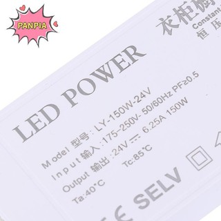 Bộ nguồn đèn tủ LED PNPIA 24 / 36 / 48 / 60 / 100 / 150W Biến áp 12V 24V Nguồn điện áp không đổi cho dải LED Boutique