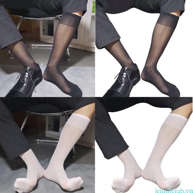 Jenniferab Nam Sheer Đầu Gối Tất Dài Trên Bắp Chân Hoặc Tất Đi Làm Vớ Nylon