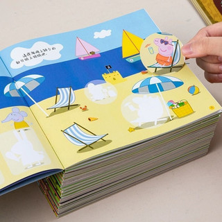 Peppa Pig / Peppa Pig Trẻ Em Hoạt Hình Miếng Dán Sách Dán Dán Sách Bé Dán Giấy Giáo Dục Sớm Đồ Chơi Giáo Dục Quà Tặng Ngày Trẻ Em