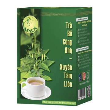 Trà Bồ Công Anh Xuyên Tâm Liên Thanh Lọc Cơ Thể - Hộp 40 túi lọc Cty P&K