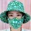 Mũ làm việc nông nghiệp ORDOBOX, Bảo vệ mũ hái trà vành rộng cổ, Khăn choàng chống tia cực tím dành cho nữ Mũ đuôi ngựa bốn mùa