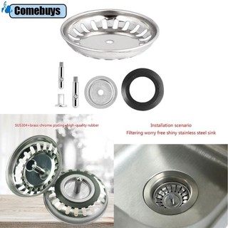 Com * 2 Bộ Lọc Bồn Rửa Chén Inox Thay Thế Giỏ Thoát Nước Bền Đẹp