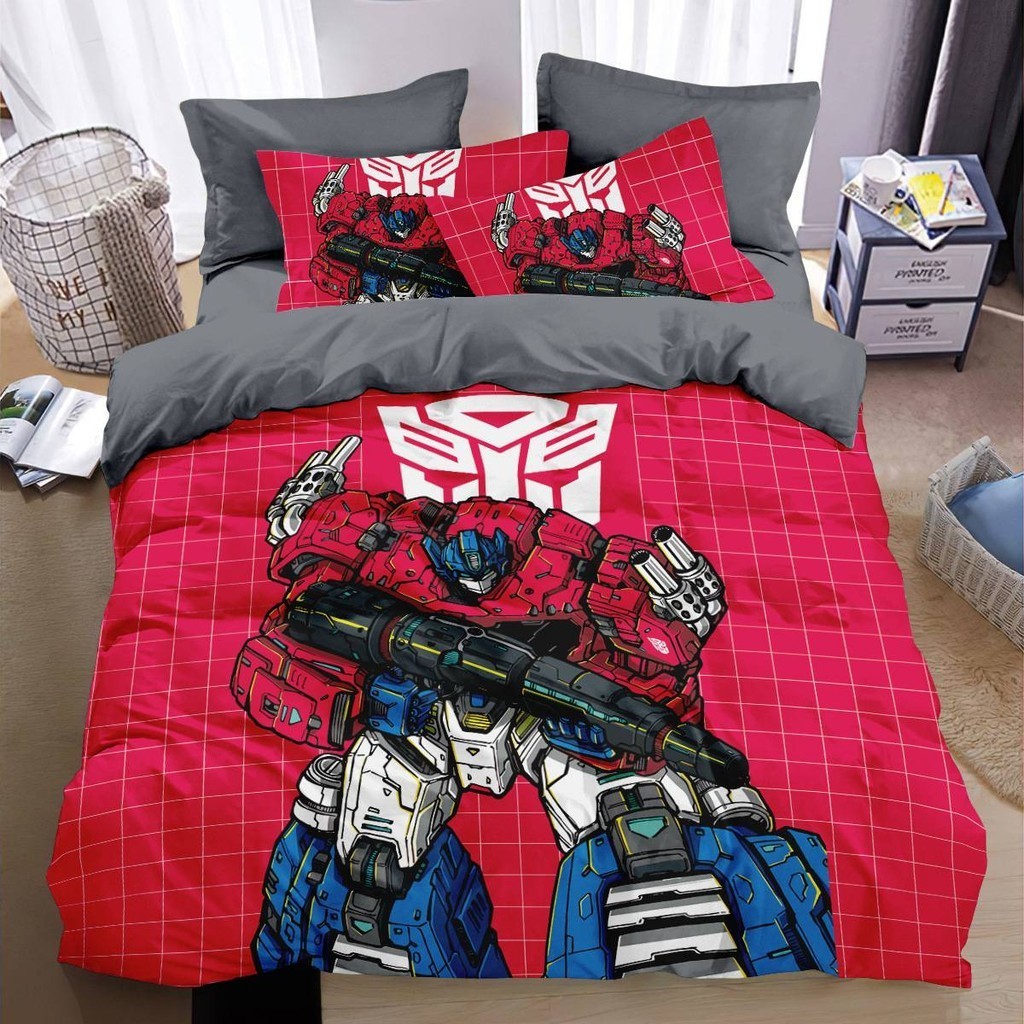 PS1 Transformers Phù Hợp Với Bộ Chăn Ga Gối Chăn Ga Gối Nhà Phòng Ngủ Có Thể Giặt Ký Túc Xá 3IN1 SP1