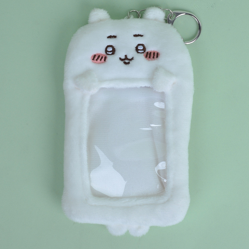 HK1 Dễ Thương Chiikawa Sang Trọng Hộp Đựng Thẻ Quà Tặng Cho Bé Gái Thẻ ID Thẻ Xe Buýt Thẻ Học Sinh Bao Túi Mặt Dây Chuyền Hachiware Usagi KH1