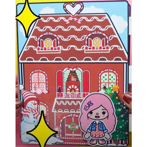 Ngôi Nhà Noel của cô Tiểu Thư tóc Hồng đáng yêu - happyfunny