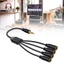 Ngôi Sao 1 Trong 3 4 5 6 Out 3 5mm Dây Aux Nam Sang Nữ Stereo Aux Bộ Chuyển Đổi Dây Chia Cáp Dây Cho Tai Nghe Speake