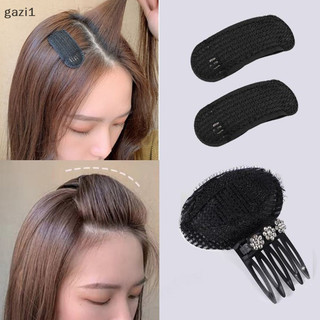 [gazi1] Kim Cương Giả Vô Hình Bọt Biển Lông Tơ Mặt Trước Dây Tập Đế Puff Đệm Tóc Bun Tạo Kiểu Tóc Kẹp Tóc Boutique