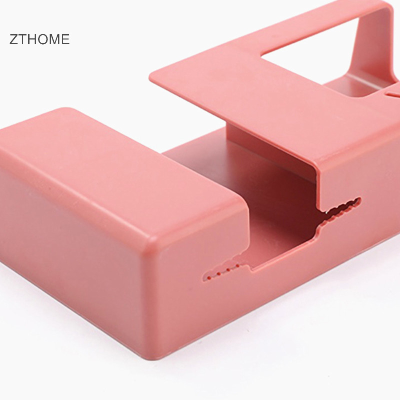 Zthome 2 Trong 1 Điện Thoại Di Động Treo Tường Điều Khiển Từ Xa Hộp Bảo Quản al Punch-free Giá Để Đồ Mảnh Vỡ Tường Lưu Trữ Giá Đỡ HOT