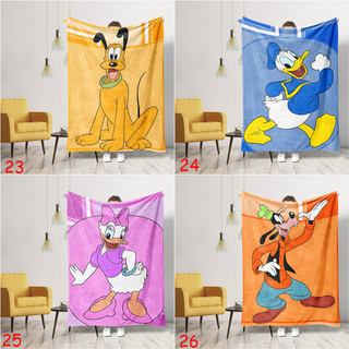 Chăn Flannel Hoạt Hình Chuột Mickey Và Chuột Minnie In Một Mặt Flannel Chăn Điều Hòa Không Khí Chăn Ngủ Văn Phòng Chăn Quà Tặng Thiết Thực Cho Gia Đình
