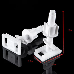 Gcdhome Nắp Vệ Sinh Bản Lề Bu Lông Sửa Chữa Phụ Kiện Vít Vòng Đệm Bộ Đa Năng Thay Thế Nắp Bồn Cầu Bộ Ốc Vít HOT