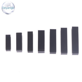 Deyangk 7 Kích Thước Đen Dây Đeo Đồng Hồ Silicon Giữ Vòng Vòng Cao Su Khóa Vòng 14-26mm VN