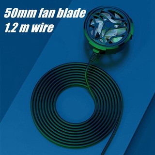 JOYFULLIFE Tản nhiệt điện thoại di động, Quạt làm mát điện thoại có trọng lượng nhẹ ABS + PC, Khóa co giãn Mini USB Turbo Hurricane Bộ tản nhiệt USB Điện thoại di động