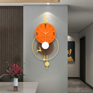Quà Tặng Trang Trí Nhà Ánh Sáng Đồng Hồ Cao Cấp Đồng Hồ Treo Tường Phòng Khách Thời Trang Hộ Gia Đình Trang Trí Đơn Giản Treo Tường Nhà Hàng Cao Cấp Tắt Tiếng Đồng Hồ Hiện Đại