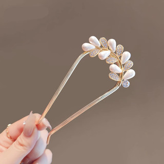 Mũ kẹp tóc hình chữ U cao cấp tai lúa mì
