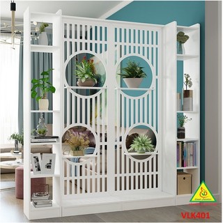 Vách ngăn phòng khách và nhà bếp gỗ MDF VLK401 - VĐ Smart Furrniture NỘI THẤT LẮP RÁP VIENDONGADV