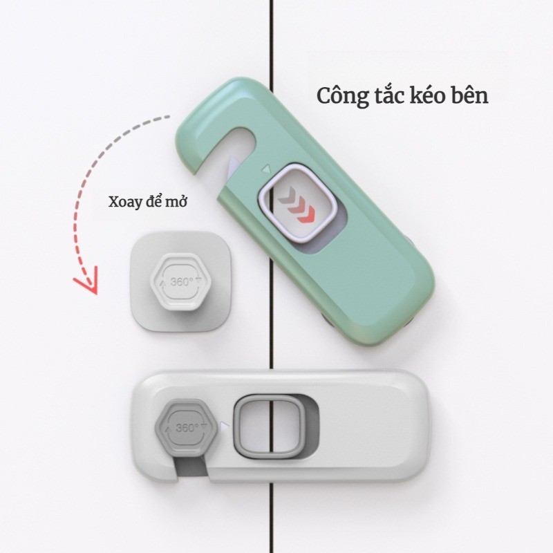 Khóa An Toàn Trẻ Em Bé Chống Kẹp Khóa Cửa Tủ Khóa Cửa Bé Chống Khóa Tủ Lạnh Khóa Ngăn Kéo