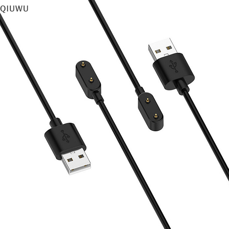 QIUWU Cho Honor Watch ES Huawei Band 7 / Honor Band 6 / 6 Pro Đồng hồ thông minh Bộ chuyển đổi nguồn cáp sạc USB 2pin di động.