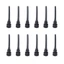 Btsg 12 24 36 Chiếc PC Quạt Gắn Pin Đinh Tán Đen Cao Su Mềm Giảm Tiếng Ồn Gắn Đinh Tán Cho PC Khung Xe Quạt Làm Mát