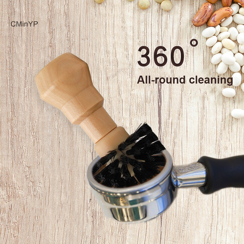 Bàn chải cà phê Tamper Barista CMinYP 54 / 58mm, Espresso 51mm với công cụ Portafilter Vệ sinh tay cầm 58mm Glory