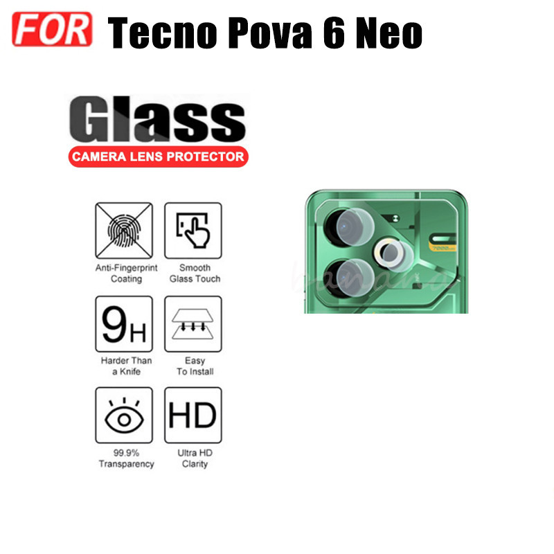 Phim kính cường lực 3 TRONG 1 Tecno Pova 6 Neo cho Tecno Pova 6 Pro 5 Pro 4 Pro Camon 30 Pro Full Cover Kính bảo vệ màn hình + Phim ống kính máy ảnh + Phim mặt sau
