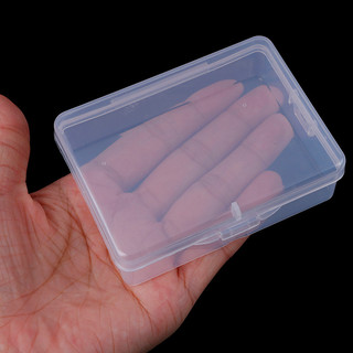 Hộp đựng nhựa trong suốt SSVN 9cm * 6,5cm * 3cm Hình vuông trong suốt đa năng.
