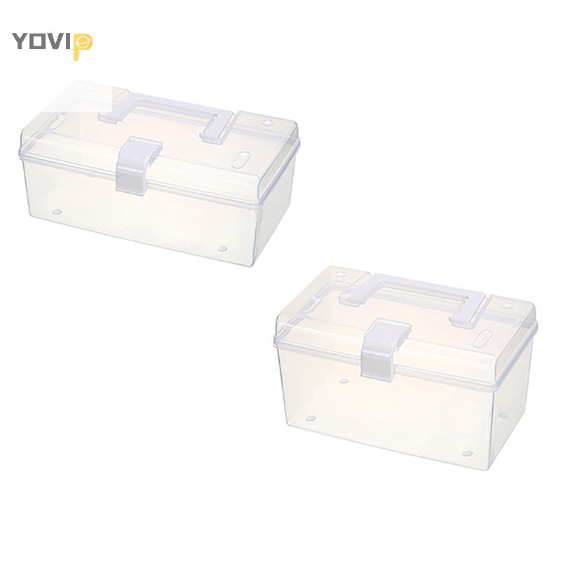 Hộp Bảo Quản Mặt nạ YOVIP Có Tay Cầm Hộ Gia Đình Chống Bụi Kín Hộp Dung Tích Lớn Chống Thấm Nước Chống Bụi Đồ lặt vặt Hộp Bảo Quản VN