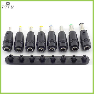 PTFU 8 Chiếc Đa Năng Laptop Nguồn Điện Adapter Kết Nối Cắm AC Jack Sạc Kết Nối Bộ Chuyển Đổi Nguồn Cắm Mới