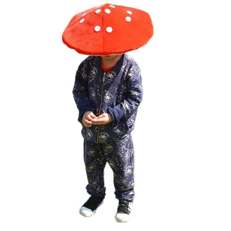 Bầu trời Sáng Tạo Nhồi Bông Hình Nấm Mũ Người Lớn Unisex Tiệc Giáng Sinh Carnival Mũ