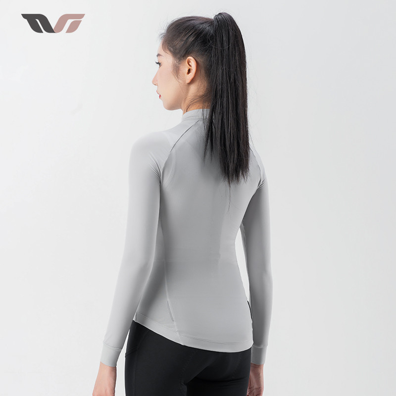 Rockbros Nữ Xe Đạp Jersey Dài Tay Áo Thoải Mái Thoáng Khí Nhanh Khô Quần Áo Đi Xe Đạp Chuyên Nghiệp
