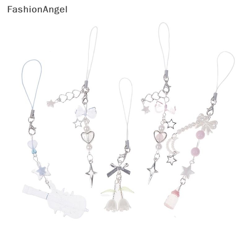 FashionAngel Handmade Đính Hạt Mặt Dây Chuyền Điện Thoại Tinh Tế Quyến Rũ Dây Xích Móc Khóa Mặt Dây Chuyền Cho Ba Lô Ví VN