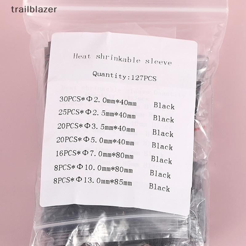 Trailblazer 127 Chiếc Ống Co Nhiệt 2: 1 Phân Loại Ống Polyolefin Cáp Ô Tô Tay Bọc Mới