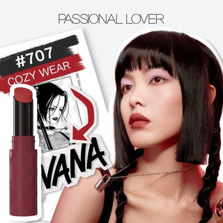 PASSIONAL LOVER  Son môi NANA Joint Model Bề mặt mờ không phai màu