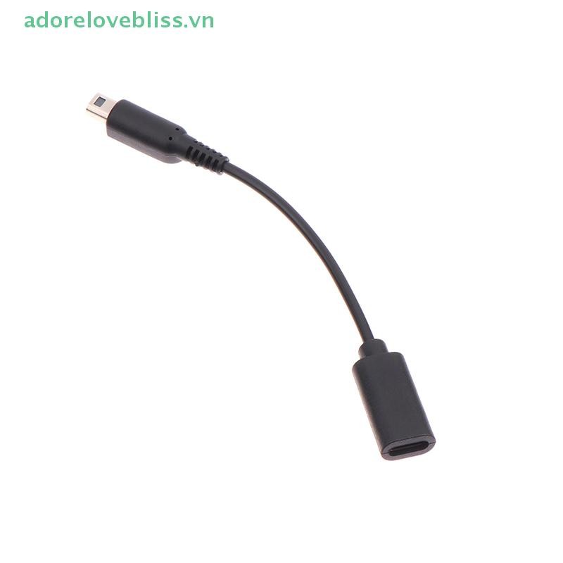 Thêm Dây Cáp Sạc USB C Loại C CHO NDSI 3DS 2DS XL / LL Mới 3DSXL / 3DSLL 2dsxl 2dsll Game Power Line BSS
