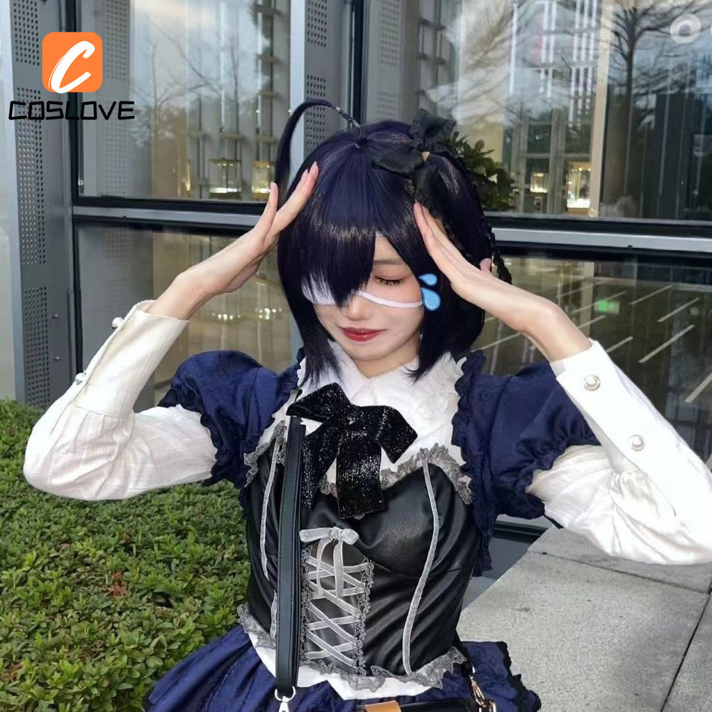 Chuunibyou Demo Koi ga Shitai! Takanashi Rikka Cosplay Quần Áo Trọn Bộ Trang Phục Bé Gái Váy Dài LOLITA Trang Phục Cosplay Đầm