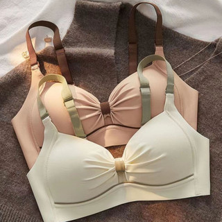 Đồ lót liền mạch mỏng dành cho nữ ngực lớn, size nhỏ, không vòng thép, tập hợp, chống chảy xệ, ngực bên