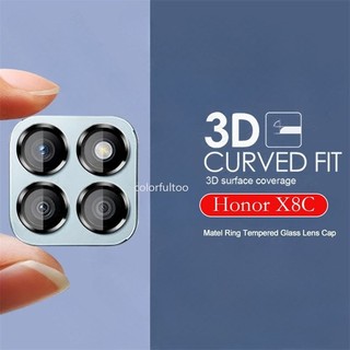 Phim Bảo Vệ Camera Cho Honor X8C X8b X 8B X 8C 4G Trong Suốt Vòng Kim Loại Mặt Sau Kính Cường Lực Camera Bảo Vệ Màn Hình Ống Kính Phim Cho HonorX8C 2025
