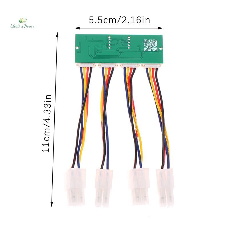 [Nhà Điện] Trình Giả Lập Quạt 4Pin Vuông 4 Trong 1 12V Đặc Biệt Cho Antminer S21 S19kpro T21 KS5 KS5pro Quạt Spoofer Dummer mới