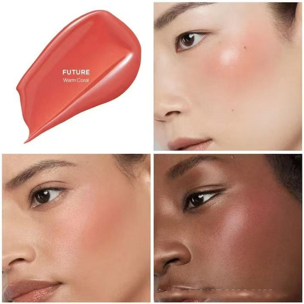 Phấn má hồng dạng lỏng nhỏ giọt dưỡng ẩm và màu sắc tự nhiên cải thiện V2o8