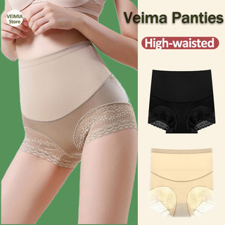 Quần tam giác cotton nâng hông VEIMIA cho nữ, cạp cao, định hình, giảm béo