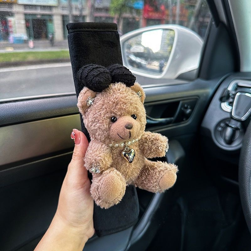 Dây An Toàn Ô Tô Bảo Vệ Vai Dễ Thương Merad Gấu Sang Trọng Trang Trí Nội Thất Ô Tô Quà Tặng Trang Trí